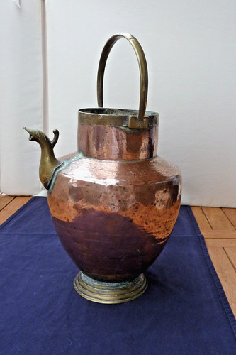 Schwere kupferkanne vintage - schwere,