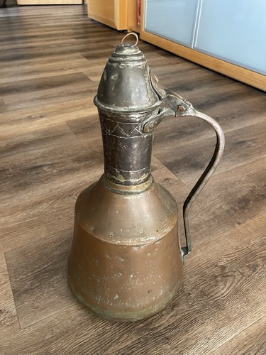 Antike kanne krug - kanne, kupferkanne