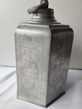 Zinn Flasche Feldflasche 