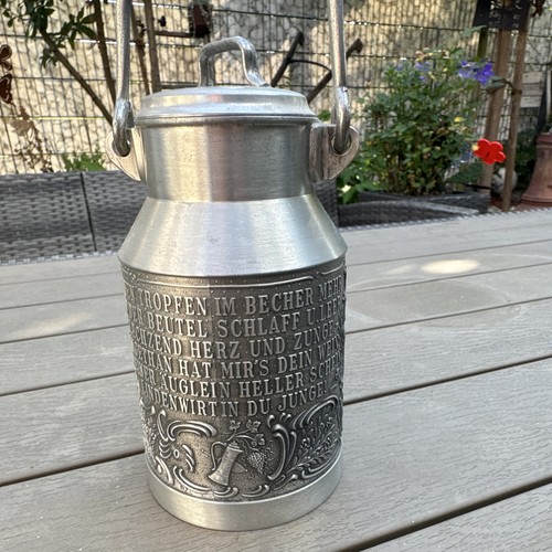 Zinn kanne flasche mit - zinn,