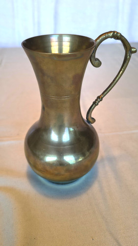 Vintage messingkanne krug - messingkanne, /