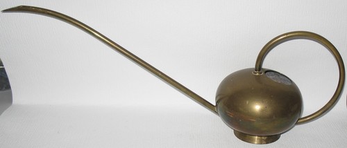 Antike messing gießkanne - messing-gießkanne, aus