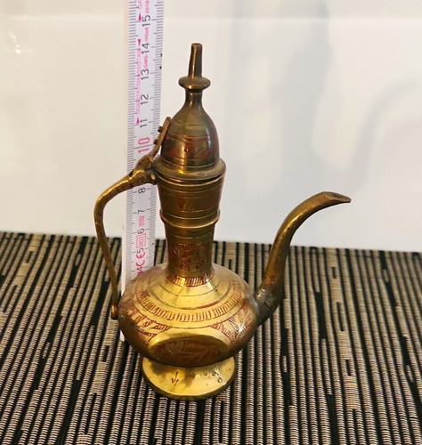 Kleine messing karaffe - messing, vintage