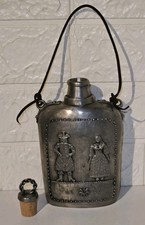 Alte Zinn Flasche Feldmann SKS