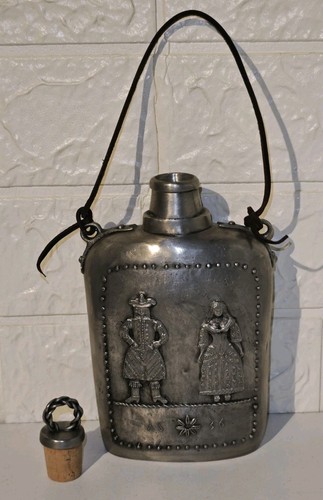 Alte zinn flasche feldmann - alte, sks