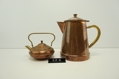 Vintage kupfer kannen tagus - 2x,