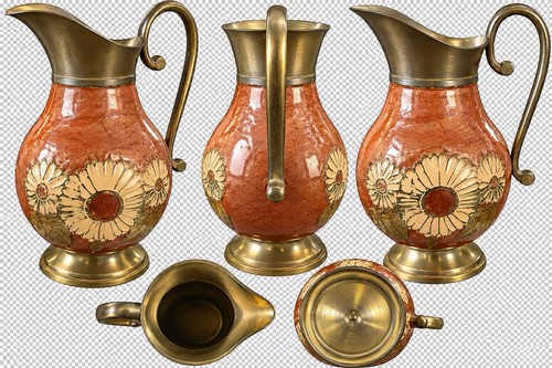 Messing kanne flasche - messing,
