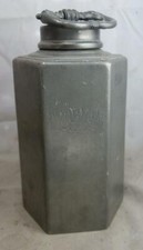 schöne Schraubflasche Zinn