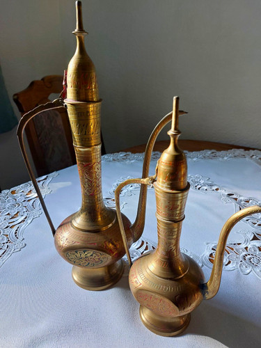 Messing kanne flasche - kanne, &