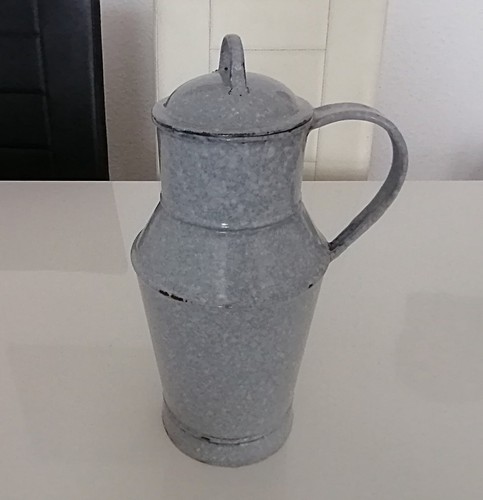 Vintage emaille kanne 60er - emaille,