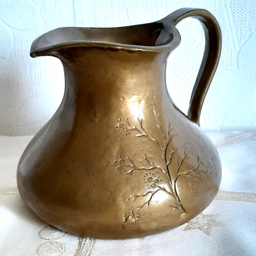 Kanne vintage massiv - vintage, messing