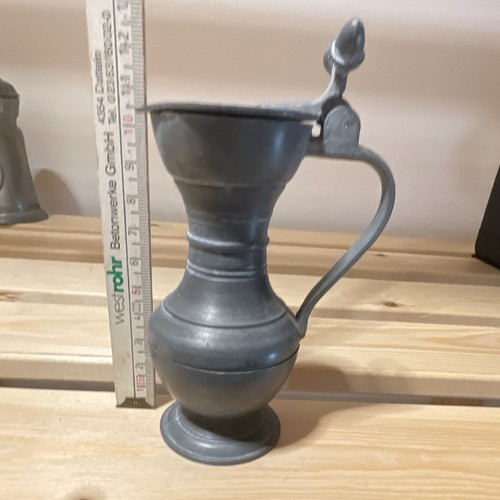Zinnkanne aus zinn mit - zinnkanne,