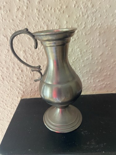 Kanne metall mit henkel - ,