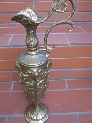 Alte antike messing karaffe - alte,