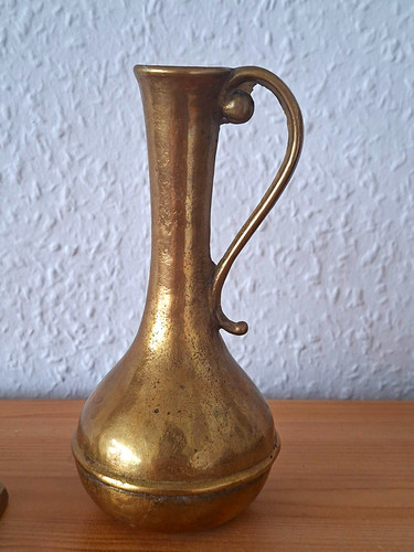 Messing kanne flasche - kanne, &