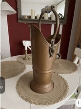 Kupferkanne Kohlenschütte